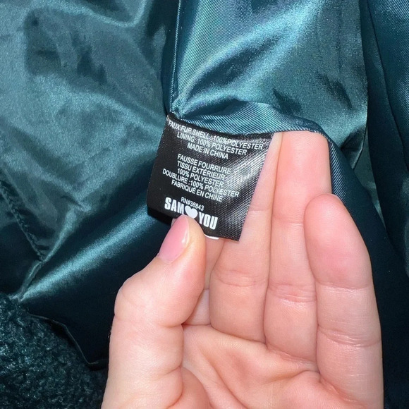 SAM EDELMAN GREEN COAT XS - Picture 14 of 16